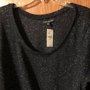 Shiny see thru Lane Bryant Party Top size 22